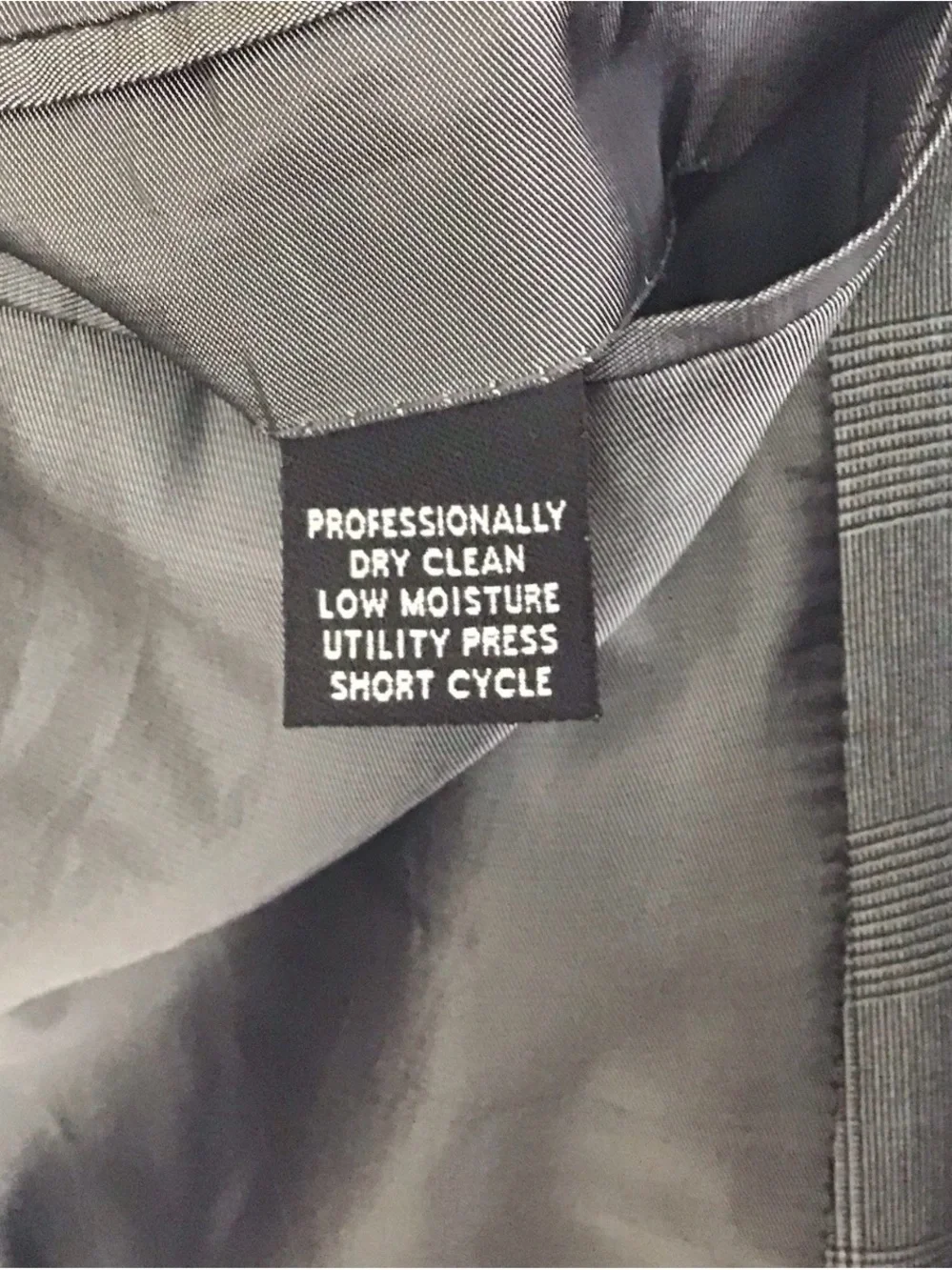 Jos. A. Bank Gray Wool Windowpane Plaid Two Button Notch Collar Blazer 43R EUC